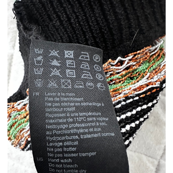 Sandro Sweater Vest Womens US 4 Geometric Timothee Preppy Eclectic Maximalist - Picture 9 of 10